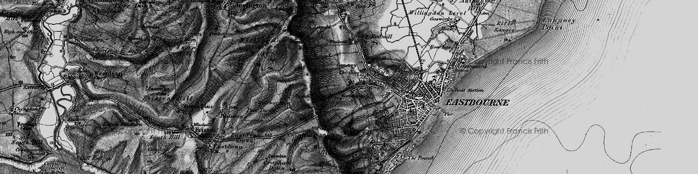 Old map of Old Town in 1895