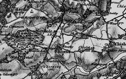 Old map of Old Tree in 1895