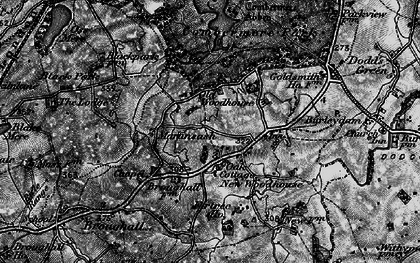 Old map of Martin's Ash in 1897