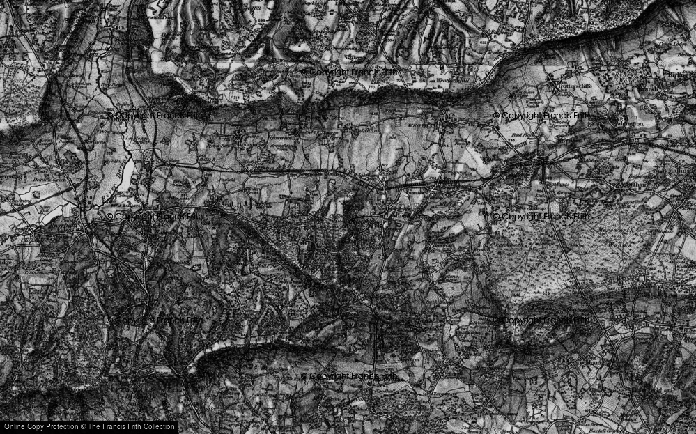 Old Map of Oldbury, 1895 in 1895