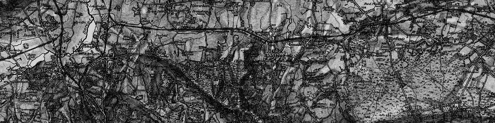 Old map of Oldbury in 1895