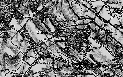Old map of Oldbury in 1899