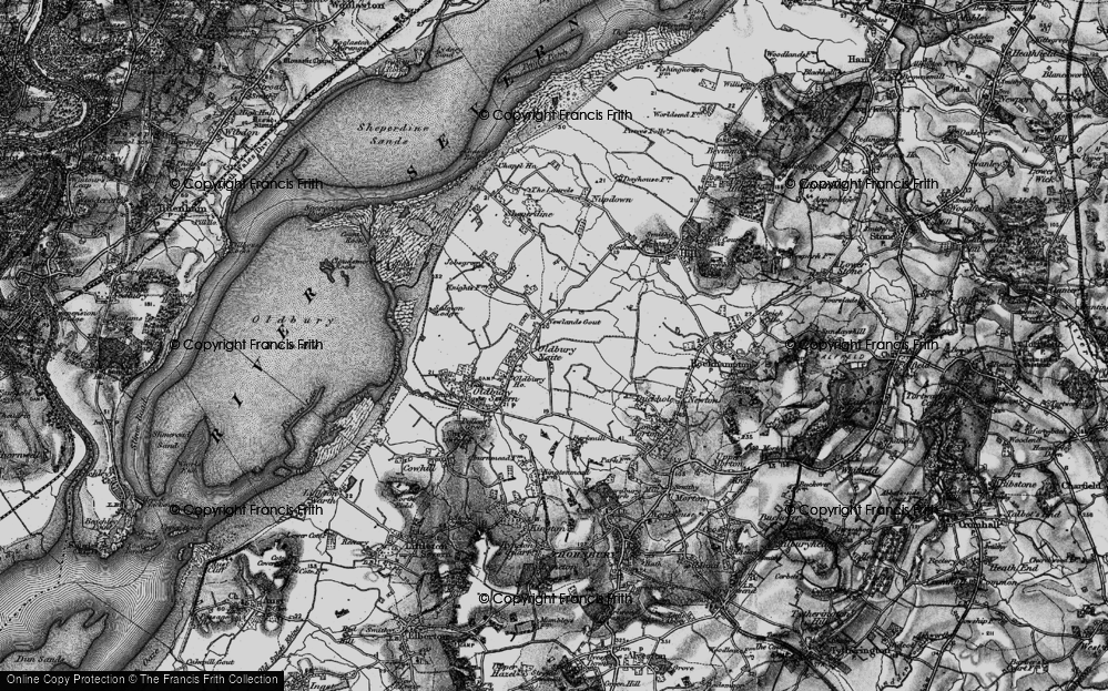 Old Map of Oldbury Naite, 1897 in 1897