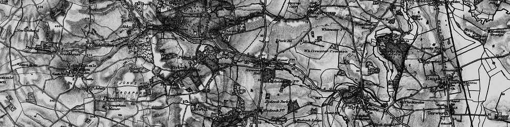 Old map of Oldcotes in 1895