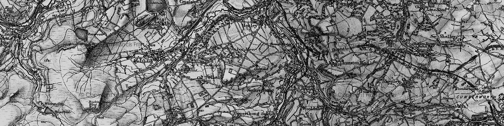 Old map of Oldfield in 1896