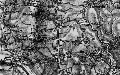 Old map of Oldfield in 1898
