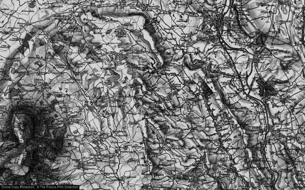 Old Map of Oldfield, 1899 in 1899
