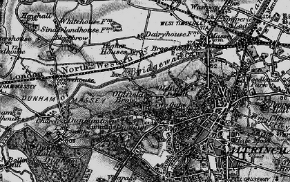 Old map of Oldfield Brow in 1896
