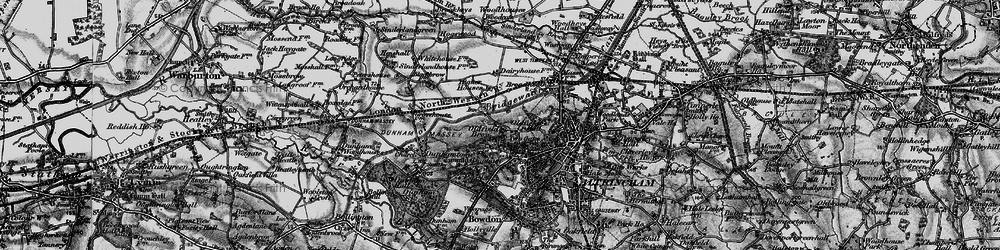 Old map of Oldfield Brow in 1896