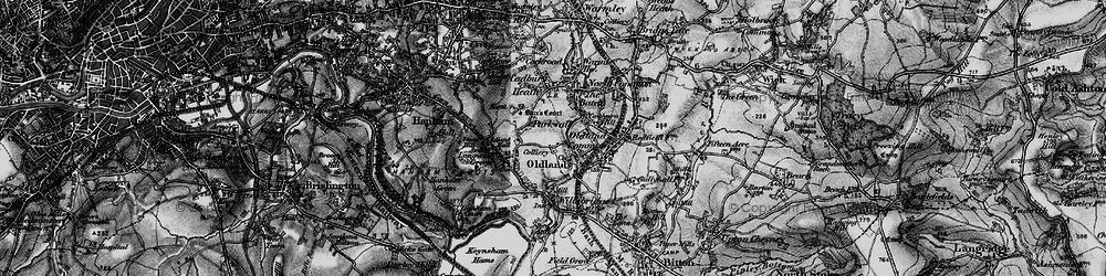 Old map of Oldland in 1898