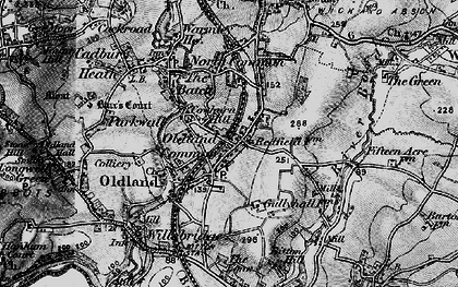 Old map of Oldland Common in 1898