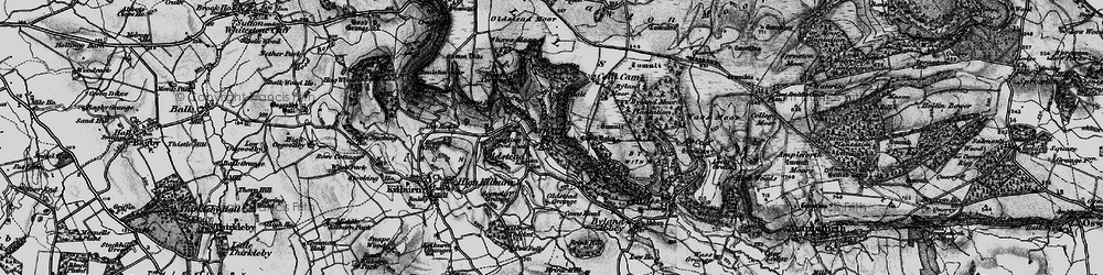 Old map of Sutton Bank in 1898