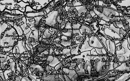 Old map of Oldwood in 1899