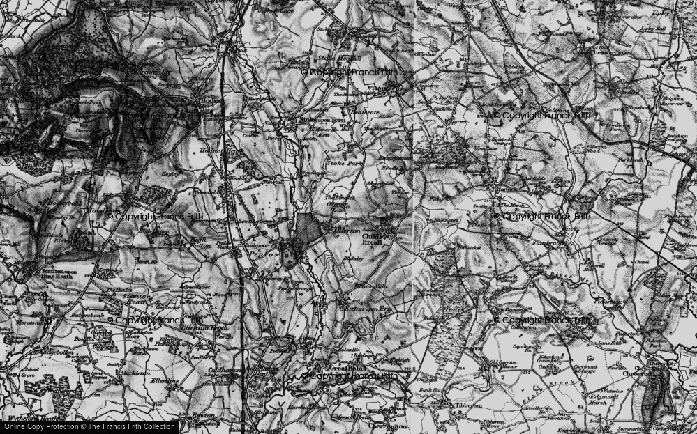 Old Map of Ollerton Lane, 1899 in 1899