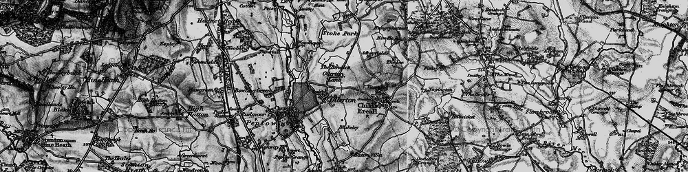 Old map of Blakeway in 1899