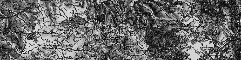 Old map of Onen in 1896