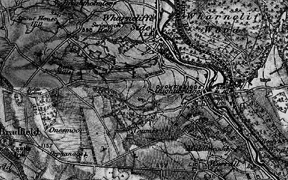 Old map of Onesacre in 1896