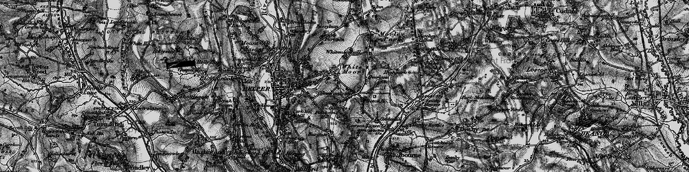 Old map of Openwoodgate in 1895