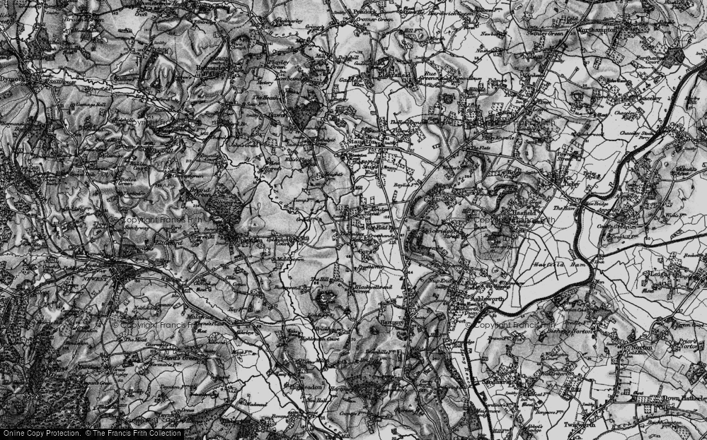 Old Map of Oridge Street, 1896 in 1896