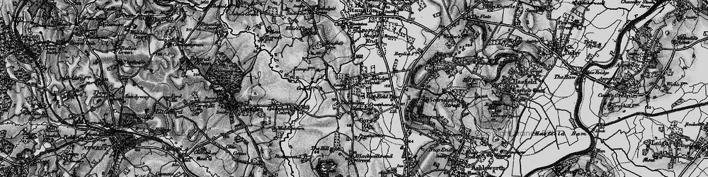 Old map of Oridge Street in 1896