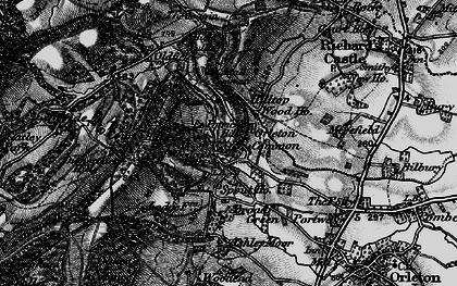 Old map of Brightall Common in 1899