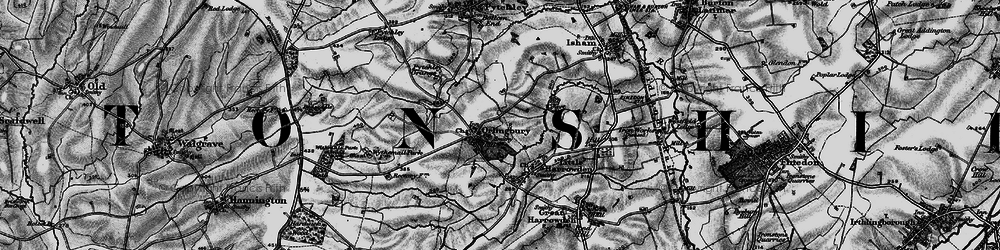 Old map of Orlingbury in 1898