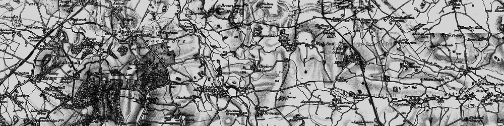 Old map of Orslow in 1897