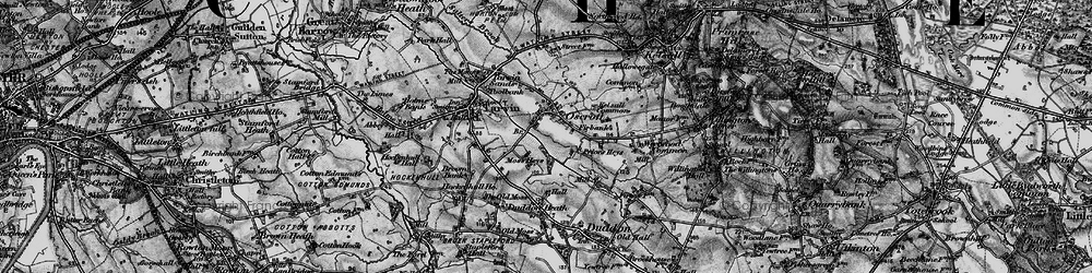 Old map of Broom Bank in 1896