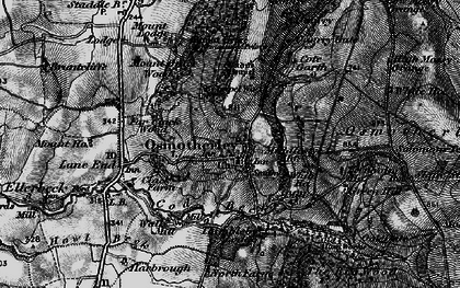 Old map of Osmotherley in 1898