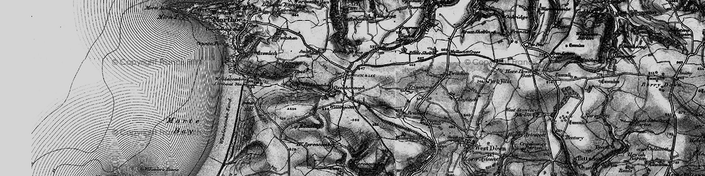 Old map of Ossaborough in 1897