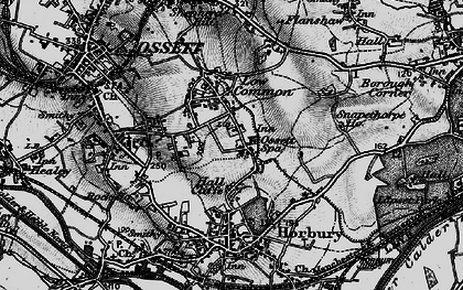 Old map of Ossett Spa in 1896