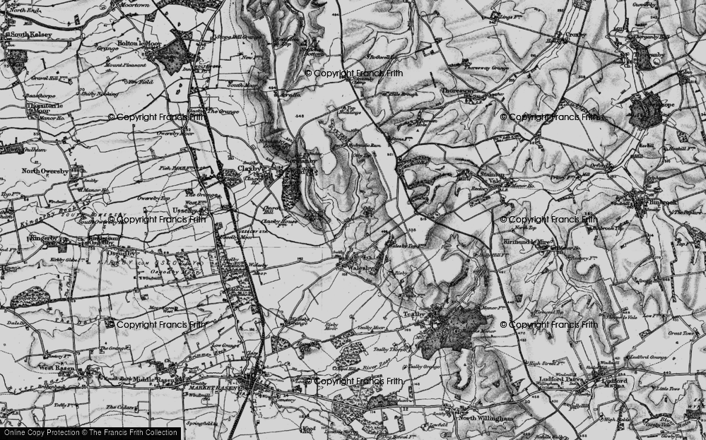 Old Map of Otby, 1899 in 1899