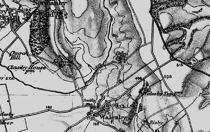 Old map of Otby in 1899