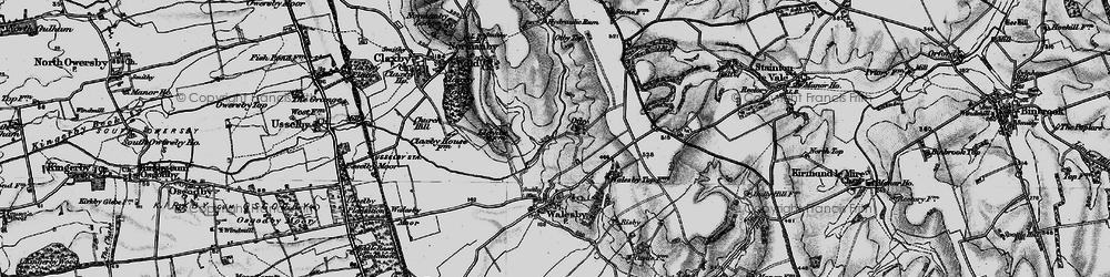 Old map of Otby in 1899