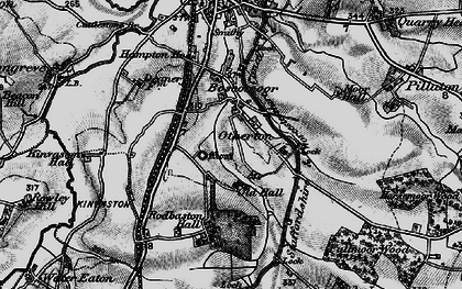 Old map of Otherton in 1898