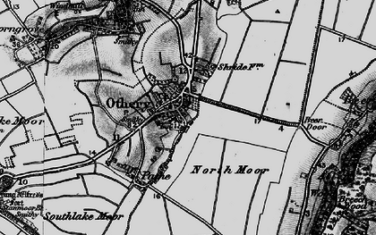 Old map of Othery in 1898