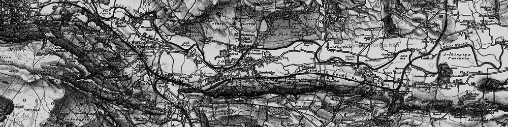Old map of Otley in 1898