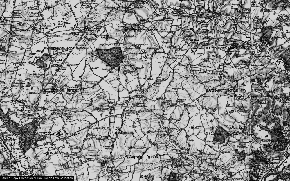 Old Map of Otley, 1898 in 1898