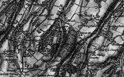 Old map of Otterden Place in 1895