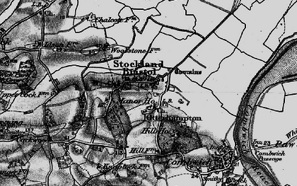 Old map of Otterhampton in 1898