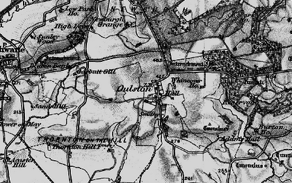 Old map of Adam's Hall in 1898