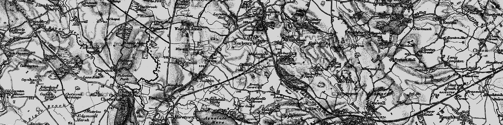 Old map of Brook Covert in 1897