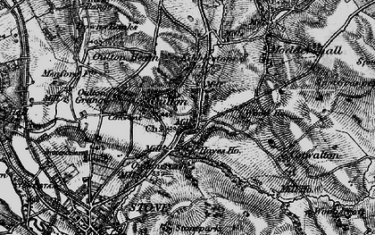 Old map of Oulton in 1897