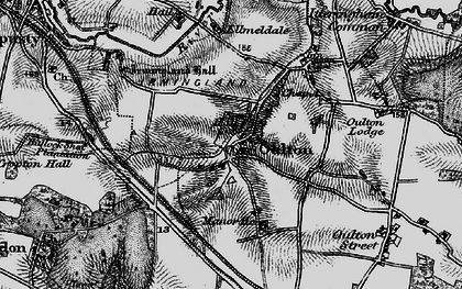 Old map of Bluestone Plantn in 1898