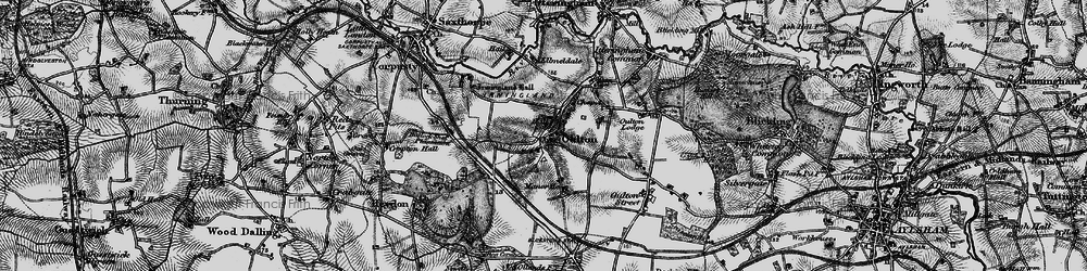 Old map of Bluestone Plantn in 1898