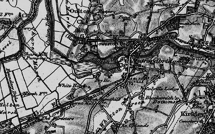 Old map of White Cast Marshes in 1898