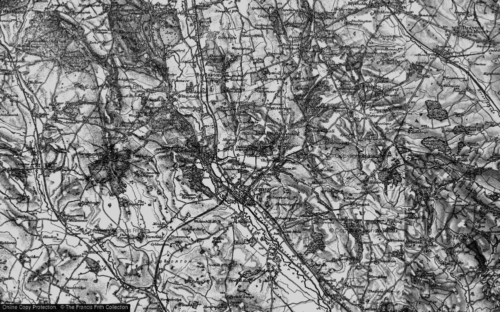 Old Map of Oulton Grange, 1897 in 1897