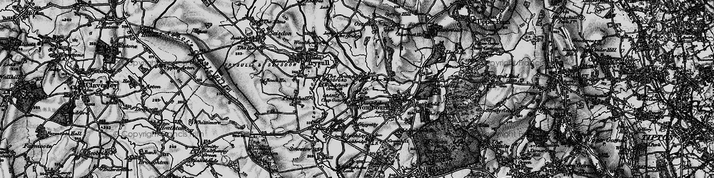 Old map of Ounsdale in 1899