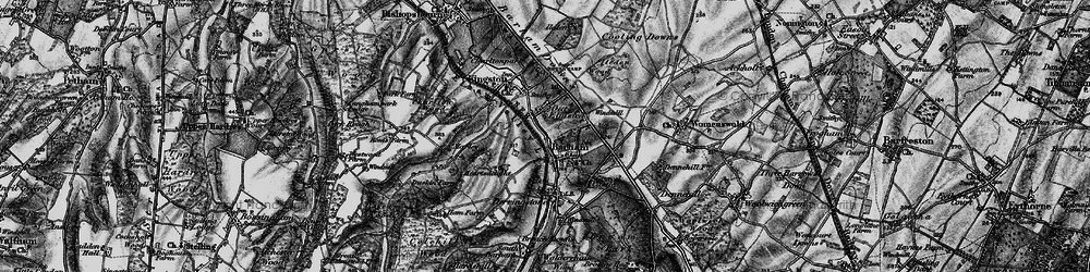 Old map of Out Elmstead in 1895