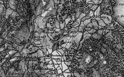 Old map of Blelham Tarn in 1897